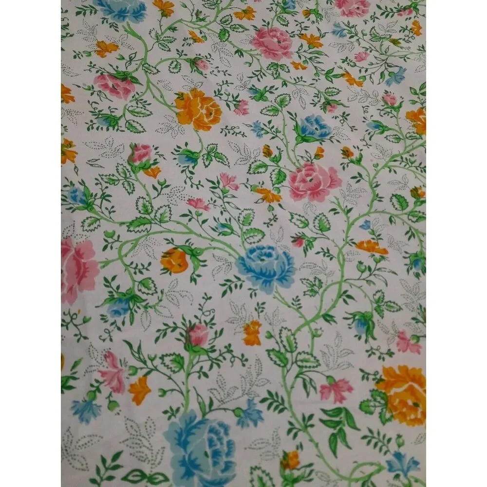 Vintage Floral Full Size Flat and Fitted Sheets